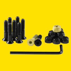 Precision 1" Bolt Black Yellow