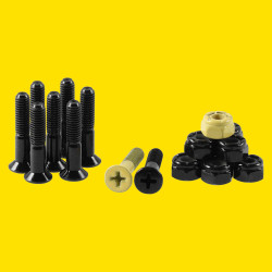 Precision 1" Bolt Black Yellow